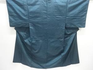 アンティーク　手織り紬男物着物アンサンブル